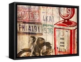 Classic Motorcycle-Kimberly Allen-Framed Stretched Canvas