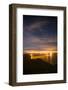 Classic Night View and Stars Over Golden Gate Bridge, San Francisco-Vincent James-Framed Photographic Print