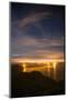 Classic Night View and Stars Over Golden Gate Bridge, San Francisco-Vincent James-Mounted Photographic Print