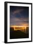 Classic Night View and Stars Over Golden Gate Bridge, San Francisco-Vincent James-Framed Photographic Print