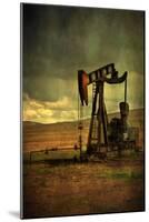 Classic Oil Rig, Central California-Vincent James-Mounted Photographic Print