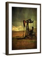 Classic Oil Rig, Central California-Vincent James-Framed Photographic Print