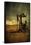 Classic Oil Rig, Central California-Vincent James-Framed Stretched Canvas