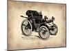 Classic Old Car 4-NaxArt-Mounted Art Print