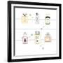 Classic Perfumes-Claire Huntley-Framed Giclee Print