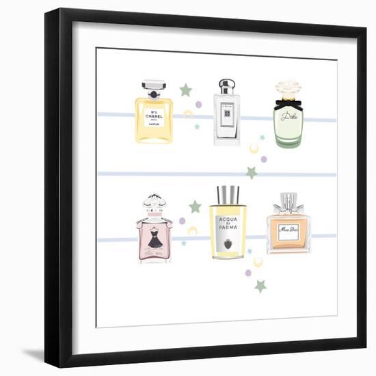 Classic Perfumes-Claire Huntley-Framed Giclee Print