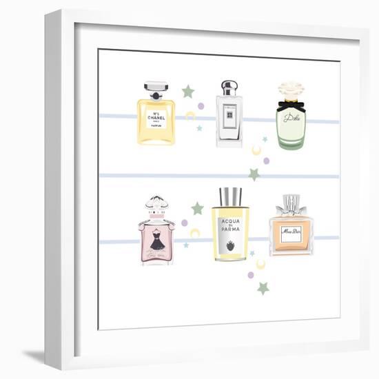 Classic Perfumes-Claire Huntley-Framed Giclee Print