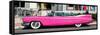 Classic Pink Cars of South Beach - Miami - Florida-Philippe Hugonnard-Framed Stretched Canvas