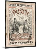 Classic Punch Cover with Mr. Punch and His Dog Toby-Richard Doyle-Mounted Art Print