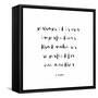 Classic Quotes I-Jarman Fagalde-Framed Stretched Canvas