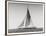 Classic racing sailboat-null-Framed Art Print