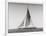 Classic racing sailboat-null-Framed Art Print