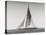 Classic racing sailboat-null-Stretched Canvas