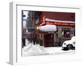 Classic Rock Bar, Winter-Igor Maloratsky-Framed Art Print