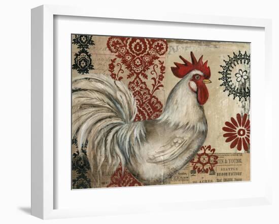 Classic Rooster I-Kimberly Poloson-Framed Art Print