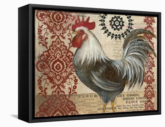 Classic Rooster II-Kimberly Poloson-Framed Stretched Canvas