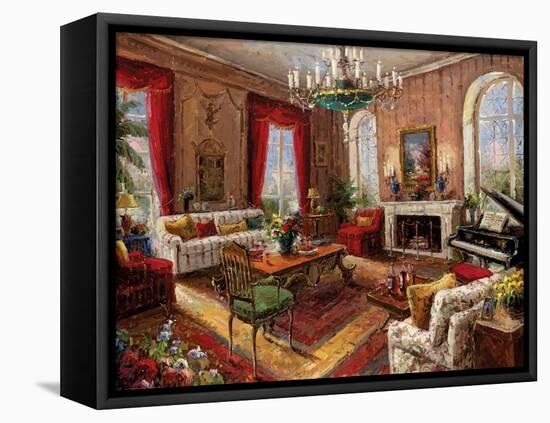 Classic Salon I-Foxwell-Framed Stretched Canvas