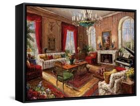 Classic Salon I-Foxwell-Framed Stretched Canvas