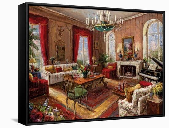 Classic Salon I-Foxwell-Framed Stretched Canvas