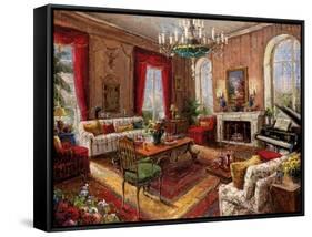 Classic Salon I-Foxwell-Framed Stretched Canvas