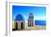 Classic Santorini Scene-Jeni Foto-Framed Photographic Print