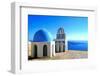 Classic Santorini Scene-Jeni Foto-Framed Photographic Print