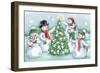 Classic Snowmen IV-Mary Urban-Framed Art Print