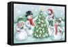 Classic Snowmen IV-Mary Urban-Framed Stretched Canvas