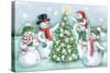 Classic Snowmen IV-Mary Urban-Stretched Canvas