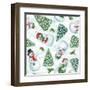 Classic Snowmen Step 01A-Mary Urban-Framed Art Print