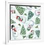 Classic Snowmen Step 01A-Mary Urban-Framed Art Print