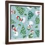 Classic Snowmen Step 01D-Mary Urban-Framed Art Print