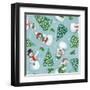 Classic Snowmen Step 01D-Mary Urban-Framed Art Print