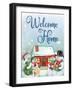 Classic Snowmen V-Mary Urban-Framed Art Print