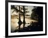 Classic Southern Scene of Fisherman Readying Equipment by the Texas/Louisiana Border-Ralph Crane-Framed Photographic Print