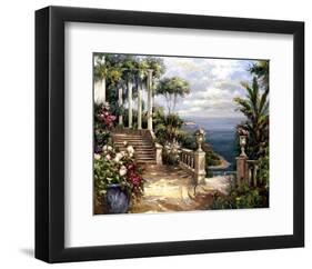 Classic Terrace View-Paline-Framed Art Print