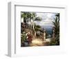 Classic Terrace View-Paline-Framed Art Print