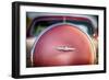 Classic Thunderbird Back View with the Spare Wheel Case-George Oze-Framed Photographic Print