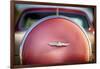 Classic Thunderbird Back View with the Spare Wheel Case-George Oze-Framed Photographic Print