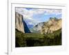 Classic Tunnel-View, Bridalveil Falls, El Capitan and Half Dome, Yosemite, California, USA-Tom Norring-Framed Photographic Print