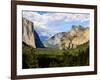 Classic Tunnel-View, Bridalveil Falls, El Capitan and Half Dome, Yosemite, California, USA-Tom Norring-Framed Photographic Print