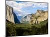 Classic Tunnel-View, Bridalveil Falls, El Capitan and Half Dome, Yosemite, California, USA-Tom Norring-Mounted Photographic Print