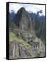 Classic View from Funerary Rock of Inca Town Site, Machu Picchu, Unesco World Heritage Site, Peru-Tony Waltham-Framed Stretched Canvas