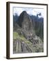 Classic View from Funerary Rock of Inca Town Site, Machu Picchu, Unesco World Heritage Site, Peru-Tony Waltham-Framed Photographic Print
