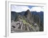 Classic View from Funerary Rock of Inca Town Site, Machu Picchu, Unesco World Heritage Site, Peru-Tony Waltham-Framed Photographic Print