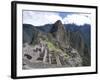 Classic View from Funerary Rock of Inca Town Site, Machu Picchu, Unesco World Heritage Site, Peru-Tony Waltham-Framed Photographic Print