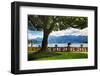 Classic View From Villa Balbianello-George Oze-Framed Photographic Print