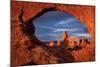 Classic Windows View at Arches National Park in Morning Light-Vincent James-Mounted Photographic Print
