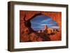 Classic Windows View at Arches National Park in Morning Light-Vincent James-Framed Photographic Print