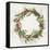 Classic Wreath-PI Studio-Framed Stretched Canvas